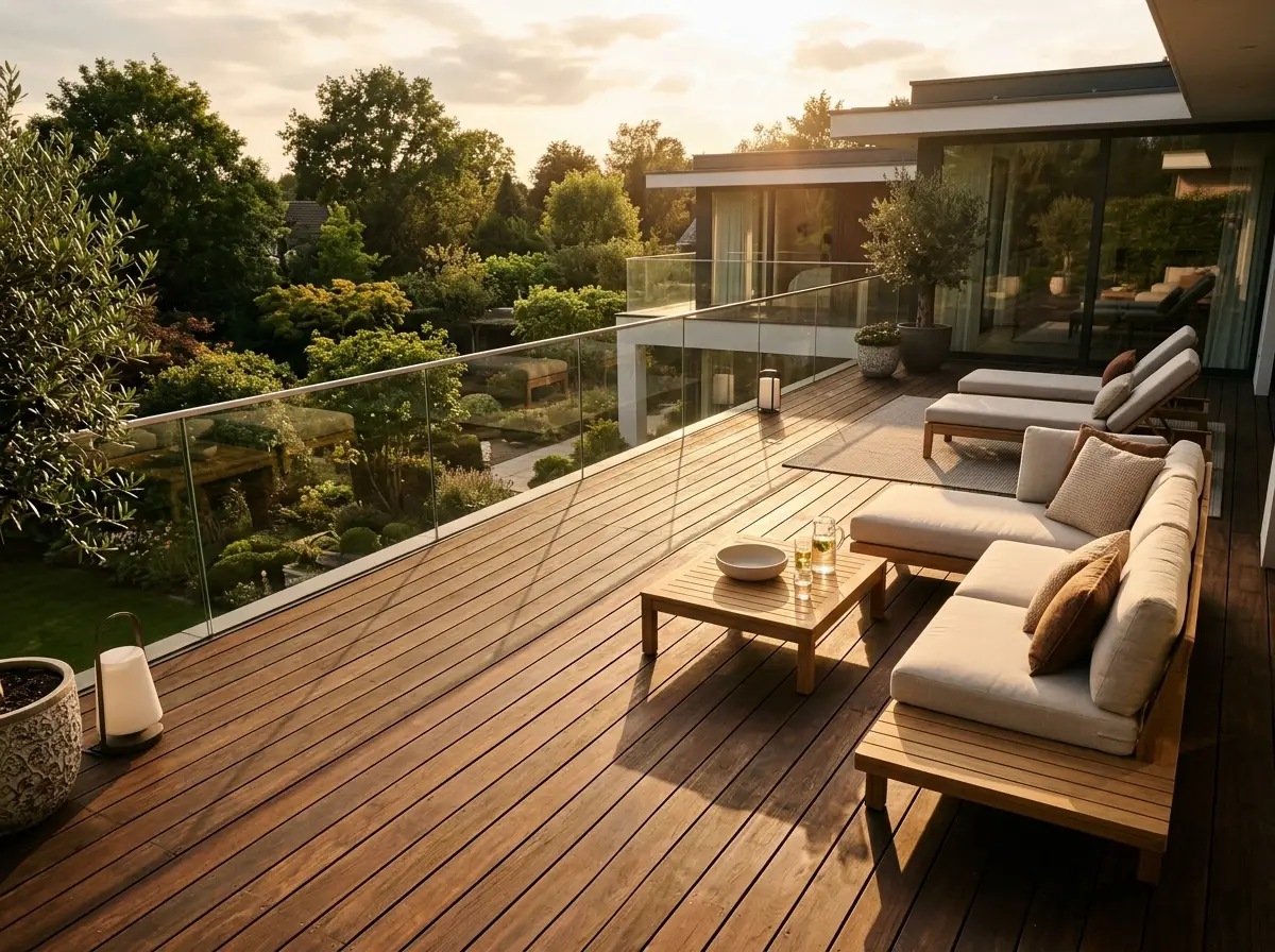 Aménagement d'une terrasse